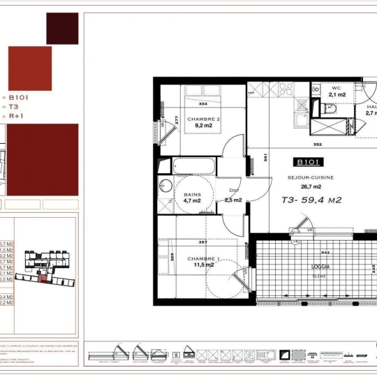  ADC IMMO et EXPERTISE - LE CRES  : Apartment | CASTELNAU-LE-LEZ (34170) | 59 m2 | 286 340 € 